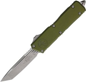 Microtech Auto Scarab II Tanto M390MK Apocalyptic OD Green