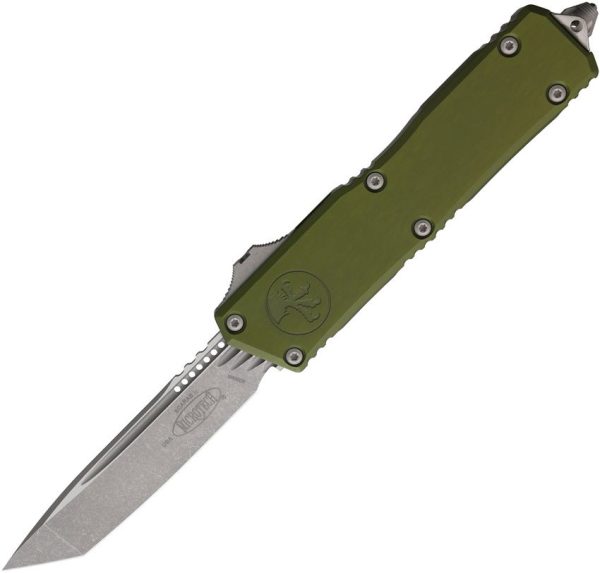 Microtech Auto Scarab II Tanto M390MK Apocalyptic OD Green