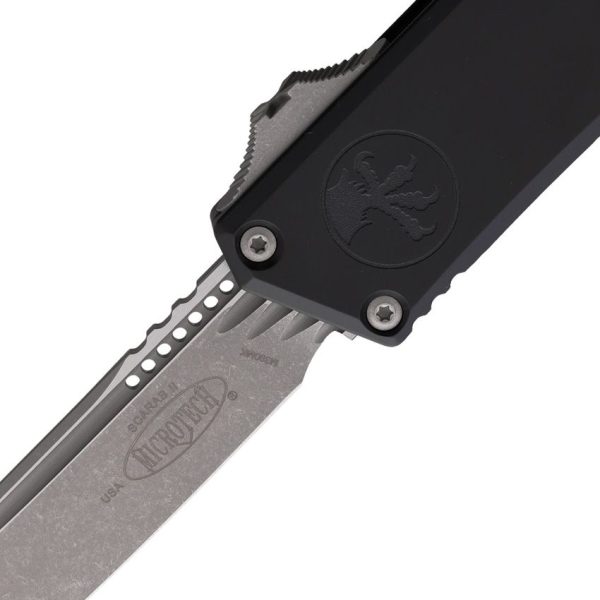 Microtech Auto Scarab II Tanto M390MK Apocalyptic Black