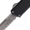 Microtech Auto Scarab II OTF Serrated Black