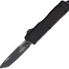 Microtech Auto Scarab II OTF Two-Tone Black