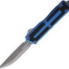 Microtech Auto Scarab II OTF Blue Handle