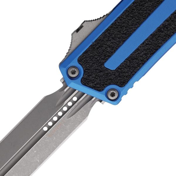 Microtech Auto Scarab II OTF Blue Handle