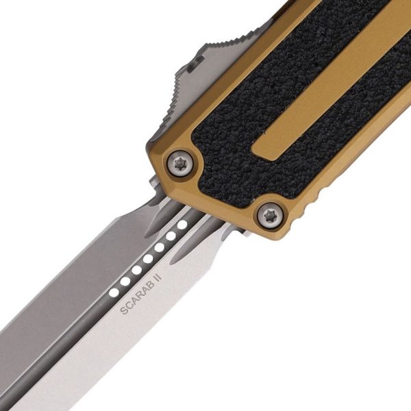 Microtech Auto Scarab II OTF Gen III Tan Handle