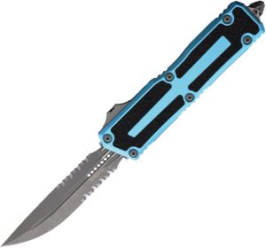 MCT118011APTQ.jpg Microtech Auto Scarab II D/E Apocalyptic Turquoise