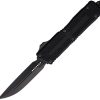MCT11801DLCTSH.jpg Microtech Auto Scarab II D/E DLC Serrated Black