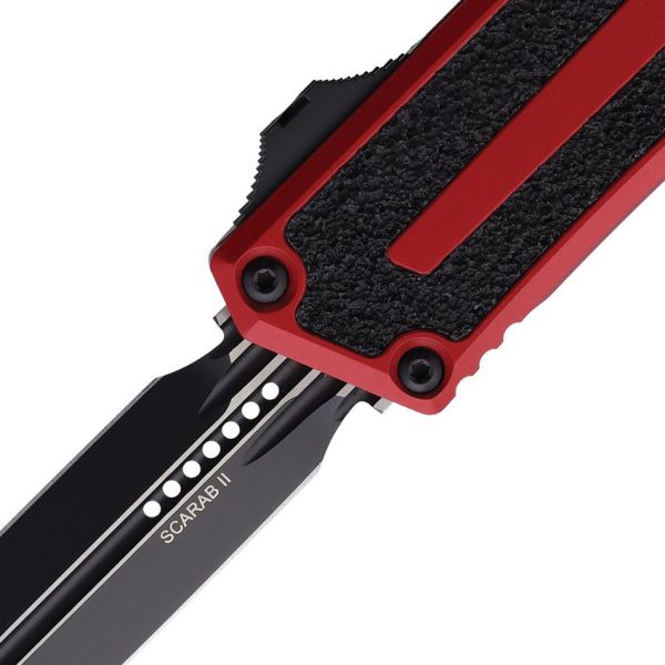 Microtech Auto Scarab II OTF Gen III Red Aluminum