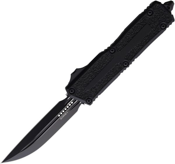 Microtech Auto Scarab II OTF Gen III Black Aluminum