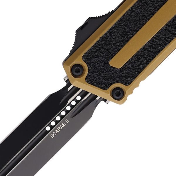 Microtech Auto Scarab II OTF Gen III Tan Handle