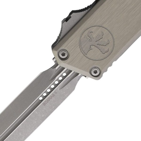 Microtech Auto Scarab II OTF Gen III Gray Apocalyptic