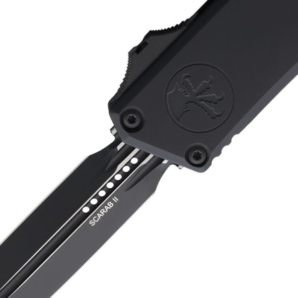 Microtech Auto Scarab II OTF Gen III Black Double Edge