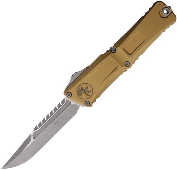 Microtech Combat Troodon Intercepto Tan M390MK