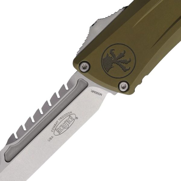 Microtech Auto Combat Troodon Interceptor OD Green M390MK
