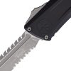 Microtech Auto Combat Troodon Interceptor Apocalyptic Black