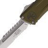 Microtech Auto Combat Troodon Interceptor OD Green Serrated
