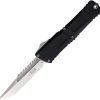 Microtech Auto Combat Troodon Intercepto Black Aluminum