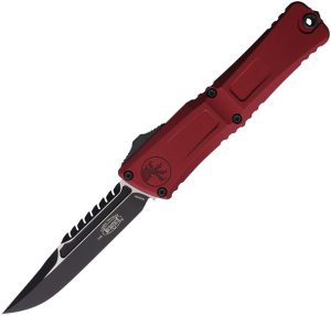 MCT12171MRS.jpg Microtech Auto Combat Troodon Intercepto Merlot Two-Tone
