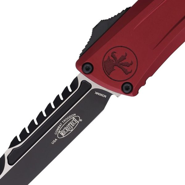 Microtech Auto Combat Troodon Intercepto Merlot Two-Tone