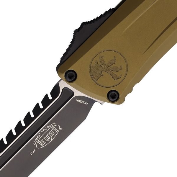 Microtech Auto Combat Troodon Intercepto OD Green Sawback