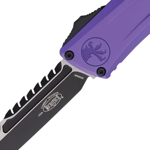Microtech Auto Combat Troodon Intercepto Purple Two-Tone