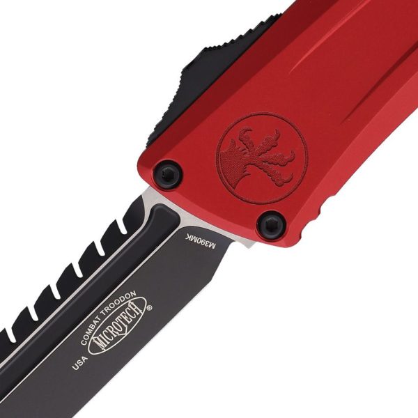 MCT12171RDS_add_01.jpg Microtech Auto Combat Troodon Intercepto Red Two-Tone
