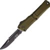 Microtech Auto Combat Troodon Intercepto OD Green