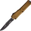 Microtech Auto Combat Troodon Intercepto Tan