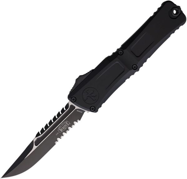 Microtech Auto Combat Troodon Intercepto Black