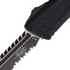 Microtech Auto Combat Troodon Intercepto Black