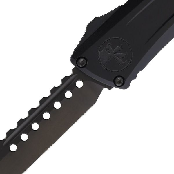 Microtech Combat Troodon Hellhound Auto - Black DLC