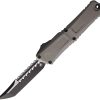 Microtech Combat Troodon Hellhound Auto - Gray Apocalyptic