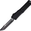 Microtech Auto Combat Troodon Hellhound 4" Tanto Folding Knife