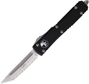 Microtech Ultratech T/E OTF Tanto - Black Serrated