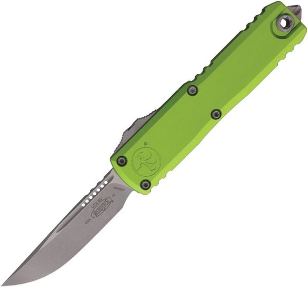 Microtech UTX-85 Gen IV Auto OTF - Neon Green Apocalyptic