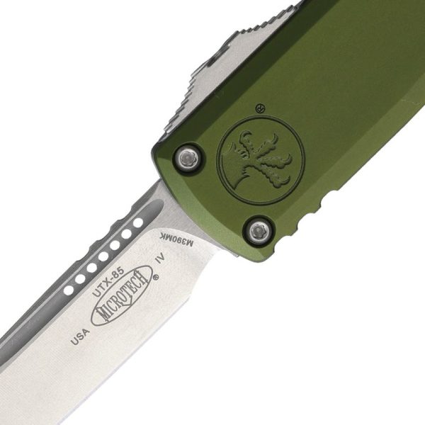 Microtech UTX-85 Gen IV Auto OTF - OD Green Stonewash