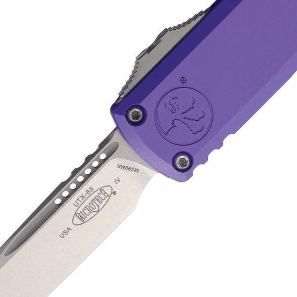 Microtech Auto UTX-85 S/E Gen IV OTF M390 Purple Folding Knife