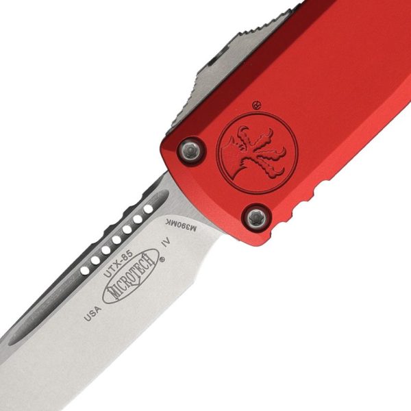 Microtech UTX-85 Gen IV Auto OTF - Red Stonewash
