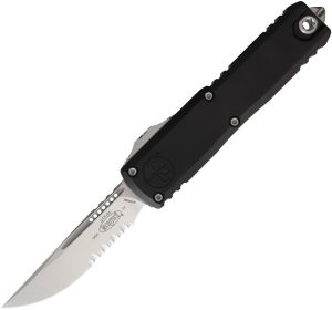 Microtech UTX-85 Gen IV Auto OTF - Black Serrated Stonewash