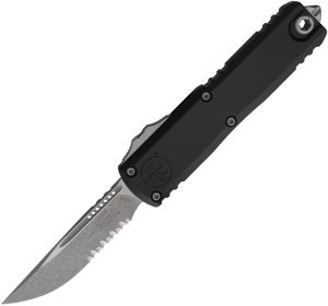 Microtech UTX-85 Gen IV Auto OTF - Black Serrated Apocalyptic
