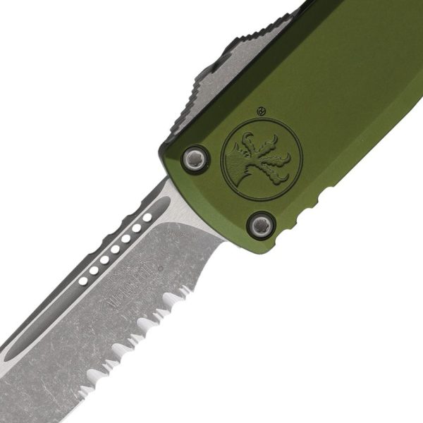 Microtech UTX-85 Gen IV Auto OTF - OD Green Serrated Apocalyptic