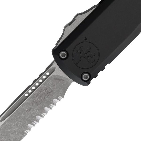 Microtech UTX-85 Gen IV Auto OTF - Black Serrated Apocalyptic