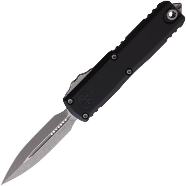Microtech UTX-85 D/E Gen IV OTF Auto - Black Apocalyptic