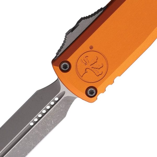 Microtech UTX-85 D/E Gen IV OTF Auto - Orange Apocalyptic