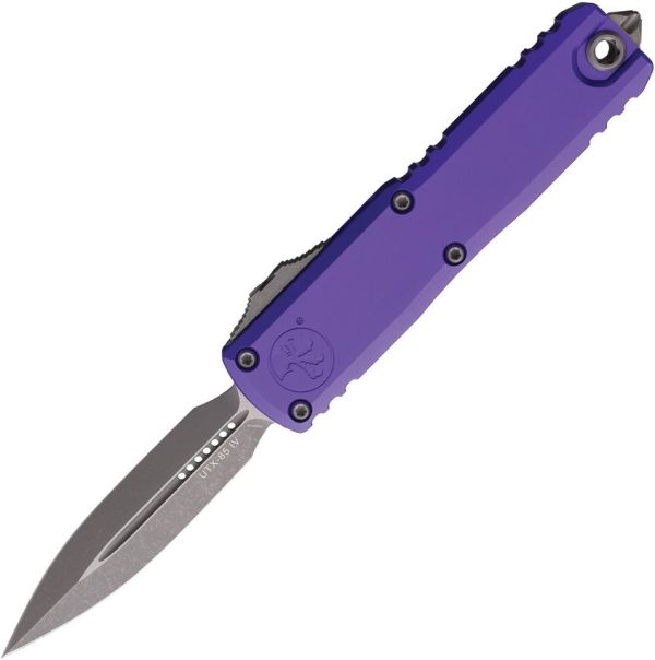 Microtech UTX-85 D/E Gen IV OTF Auto - Purple Apocalyptic
