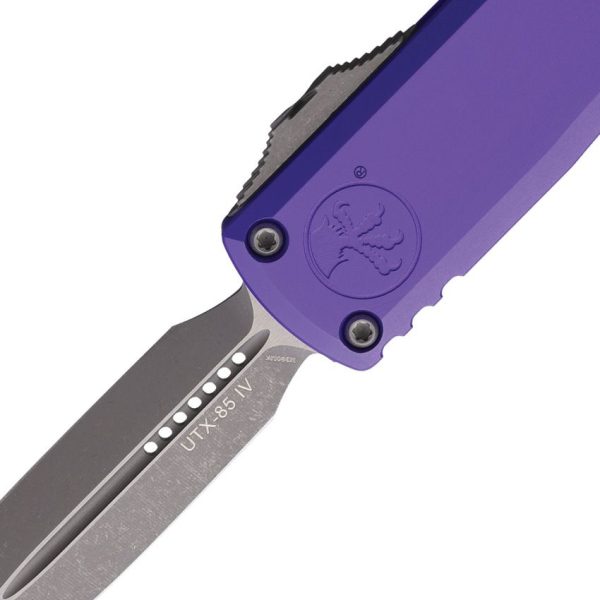 Microtech UTX-85 D/E Gen IV OTF Auto - Purple Apocalyptic