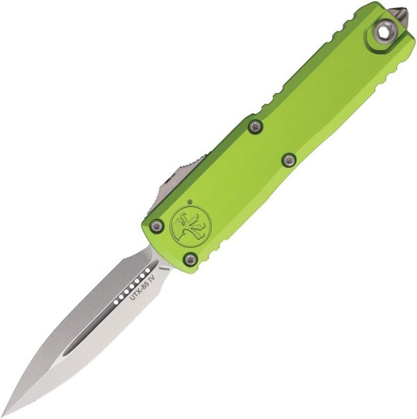 Microtech UTX-85 D/E Gen IV OTF Auto - Neon Green Stonewash