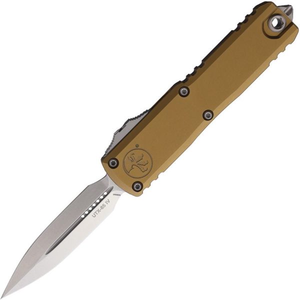 Microtech UTX-85 D/E Gen IV OTF Auto - Tan Handle