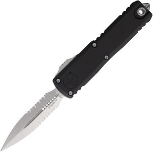 Microtech UTX-85 D/E Gen IV OTF Auto - Black Serrated