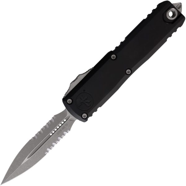 Microtech UTX-85 D/E Gen IV OTF Auto - Black Apocalyptic