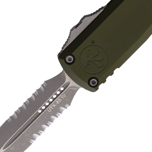 Microtech UTX-85 D/E Gen IV OTF Auto - OD Green Apocalyptic